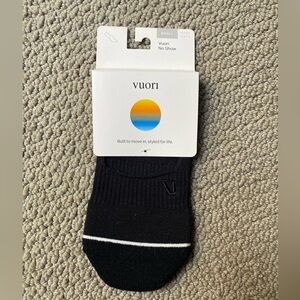 Vuori No Show Sock - NEW - Size Small - Black